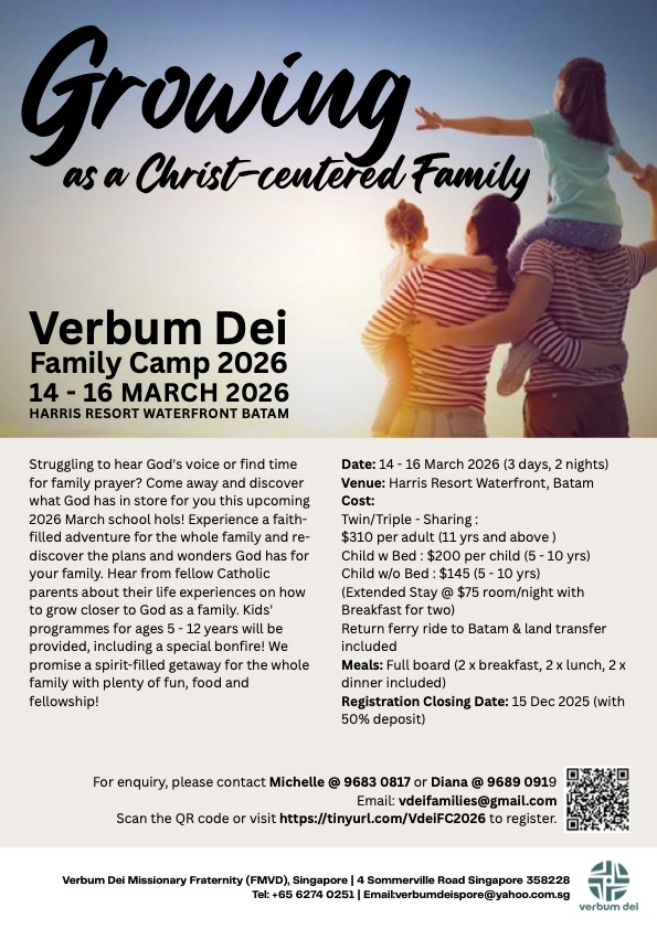 Verbum Dei Family Camp 2026 Poster